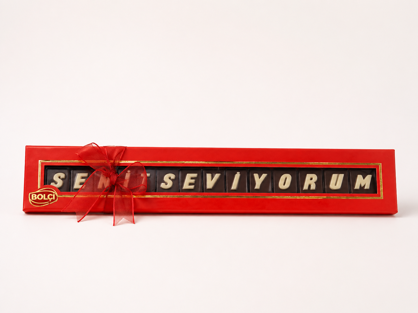 Seni Seviyorum Yazılı Çikolata 