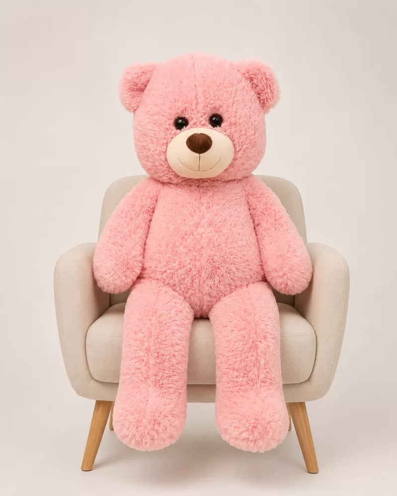 İthal Pembe Peluş Ayıcık (100CM)