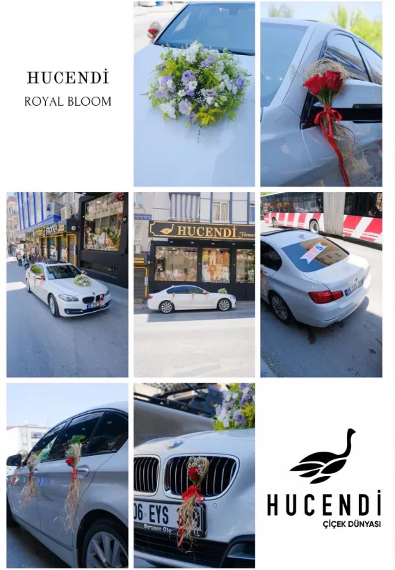Royal Bloom Gelin Arabası Süslemesi