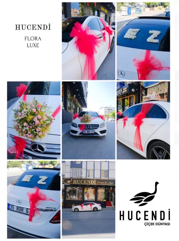 Flora Luxe Gelin Arabası Süsleme