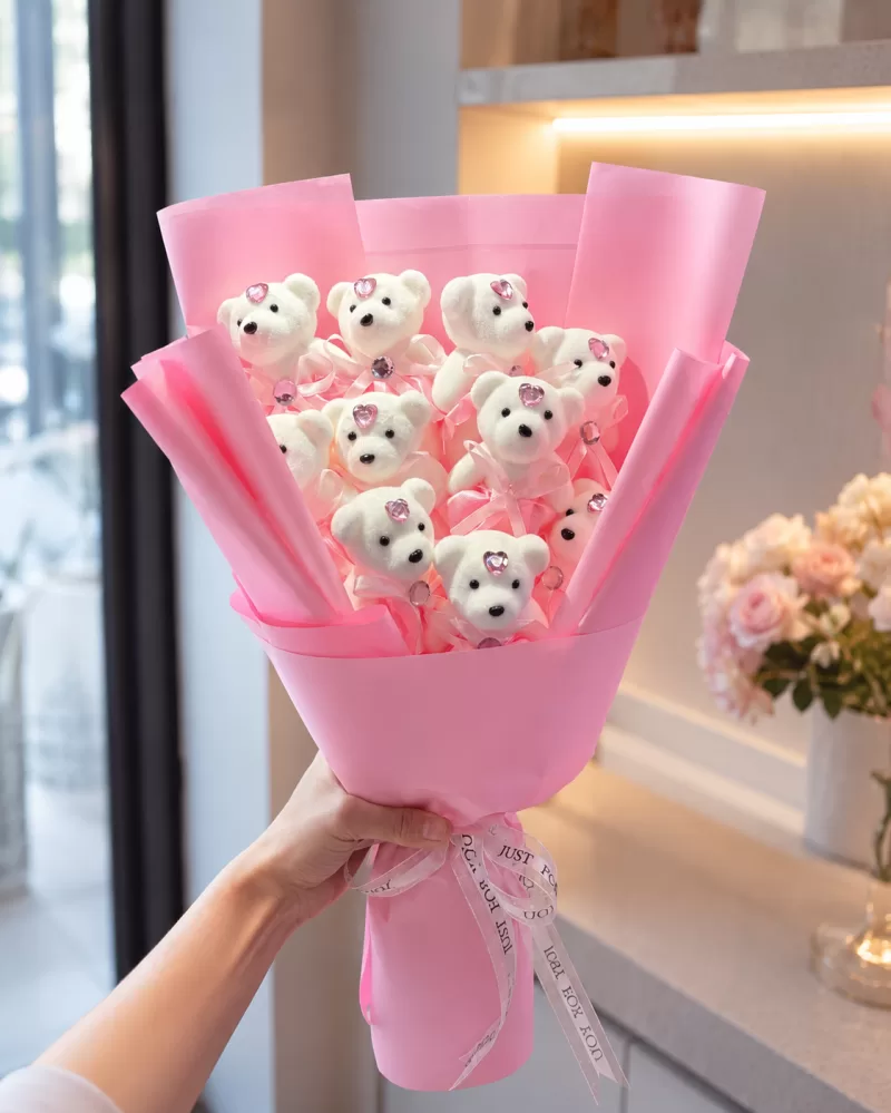Pembe Ayıcık Buketi